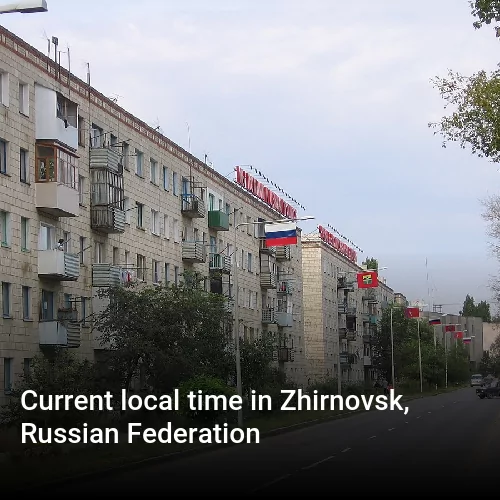 Current local time in Zhirnovsk, Russian Federation