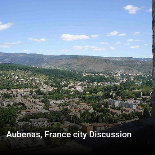Aubenas, France city Discussion