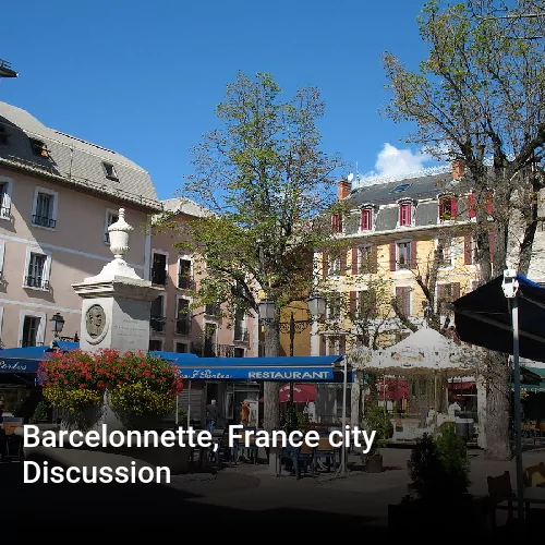 Barcelonnette, France city Discussion