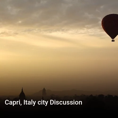 Capri, Italy city Discussion