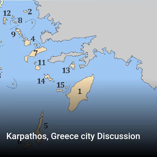 Karpathos, Greece city Discussion
