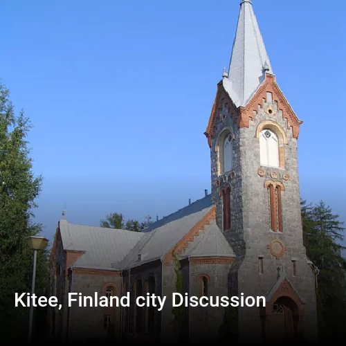 Kitee, Finland city Discussion