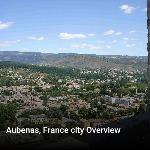 Aubenas, France city Overview