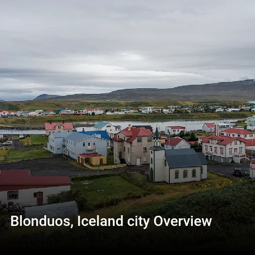 Blonduos, Iceland city Overview Blonduos, Iceland city Overview