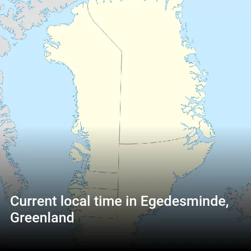 Current local time in Egedesminde, Greenland