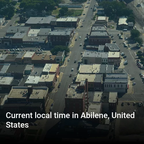 Current local time in Abilene, United States