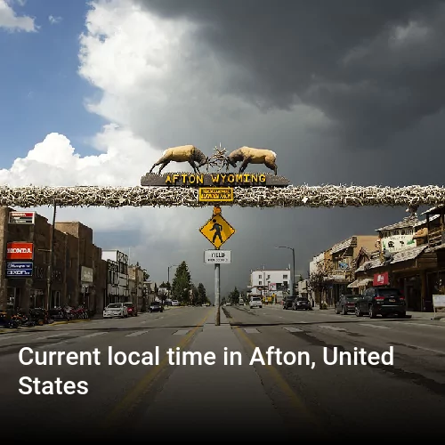 Current local time in Afton, United States