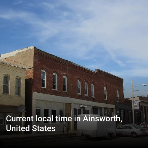 Current local time in Ainsworth, United States