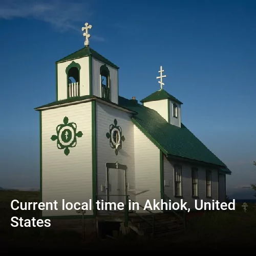Current local time in Akhiok, United States
