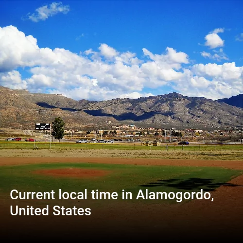 Current local time in Alamogordo, United States