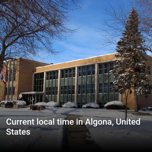 Current local time in Algona, United States