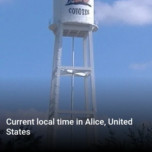 Current local time in Alice, United States