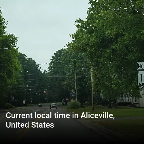 Current local time in Aliceville, United States