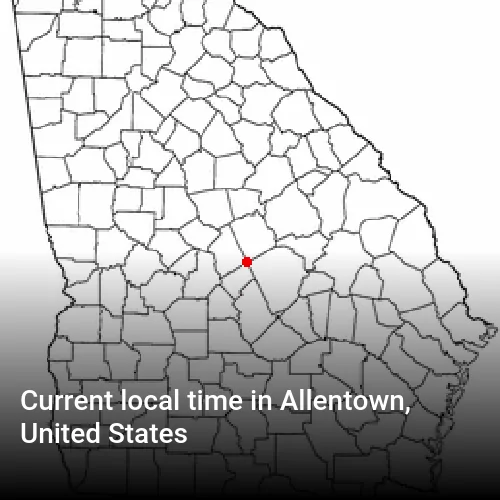 Current local time in Allentown, United States