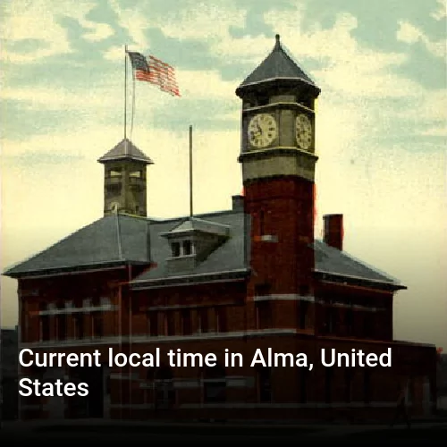 Current local time in Alma, United States