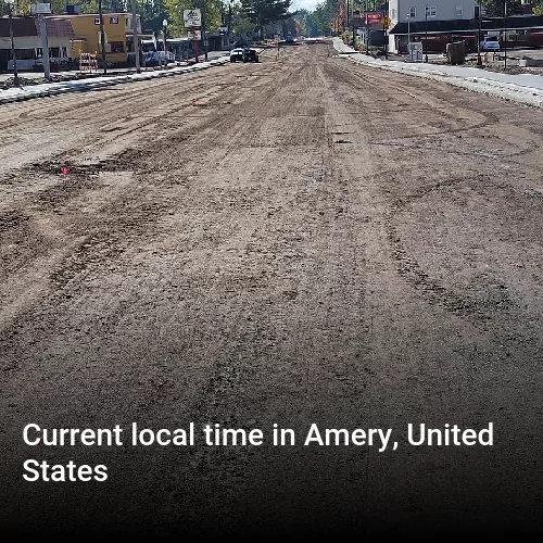 Current local time in Amery, United States