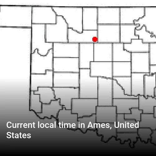 Current local time in Ames, United States