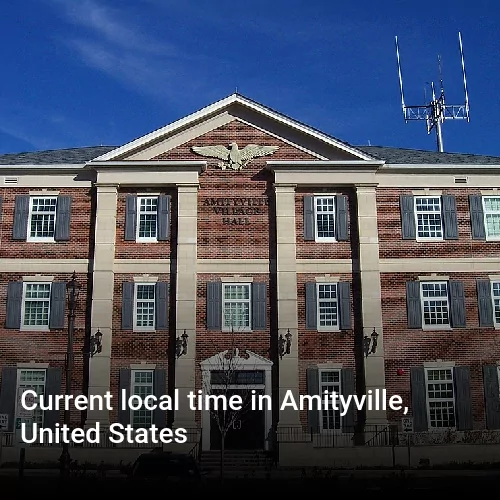 Current local time in Amityville, United States