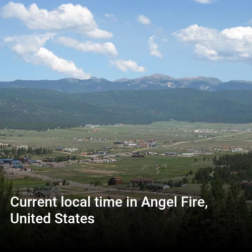 Current local time in Angel Fire, United States
