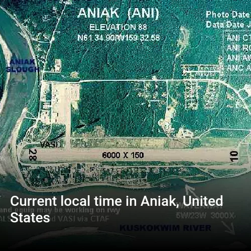 Current local time in Aniak, United States