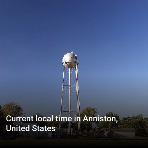 Current local time in Anniston, United States
