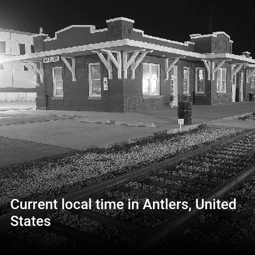 Current local time in Antlers, United States