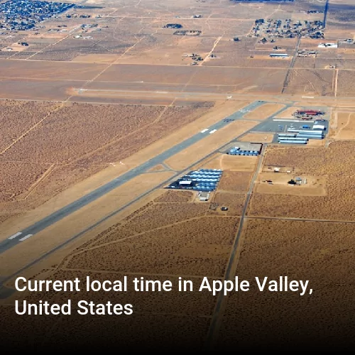 Current local time in Apple Valley, United States