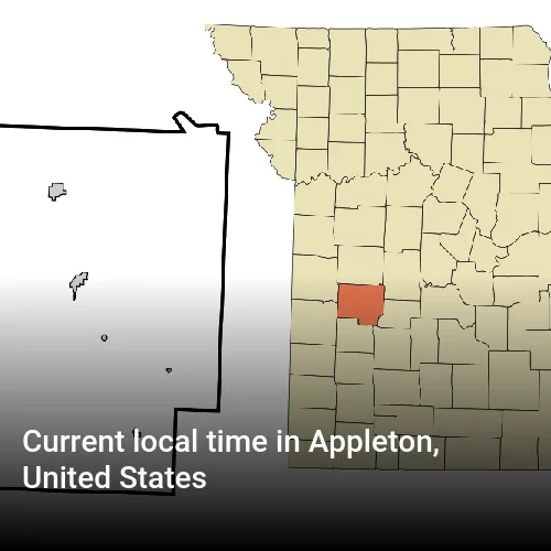 Current local time in Appleton, United States