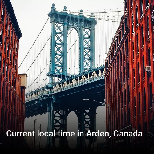 Current local time in Arden, Canada
