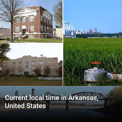 Current local time in Arkansas, United States