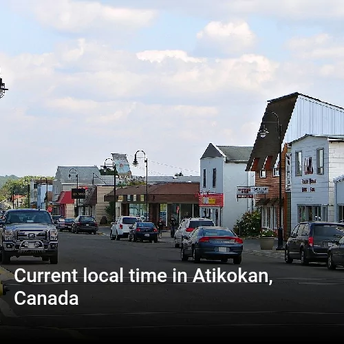 Current local time in Atikokan, Canada