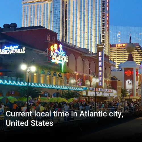 Current local time in Atlantic city, United States