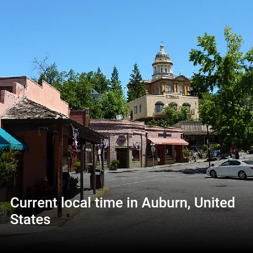 Current local time in Auburn, United States