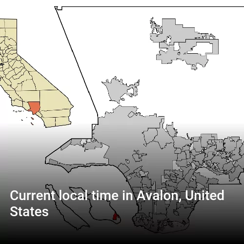 Current local time in Avalon, United States
