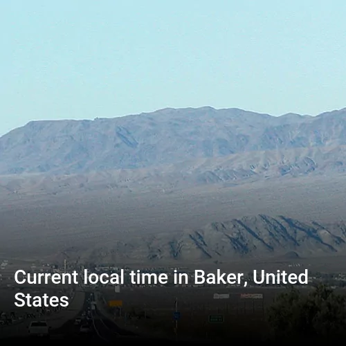 Current local time in Baker, United States