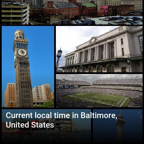 Current local time in Baltimore, United States