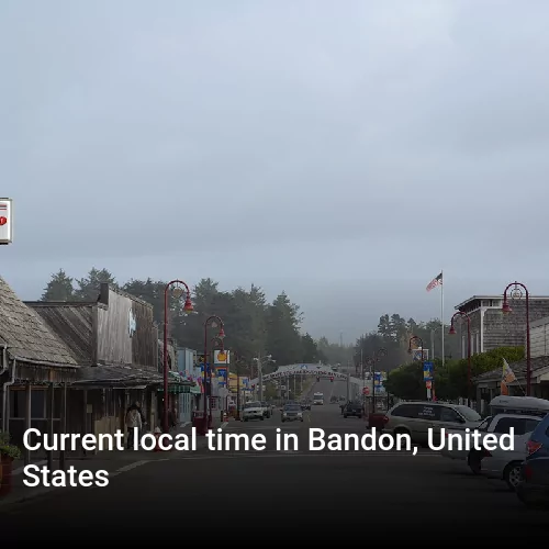 Current local time in Bandon, United States