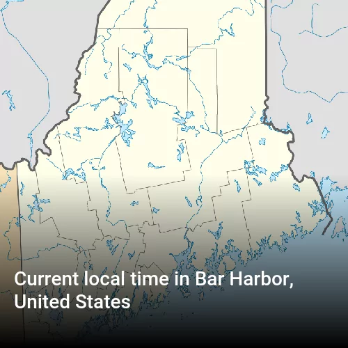 Current local time in Bar Harbor, United States