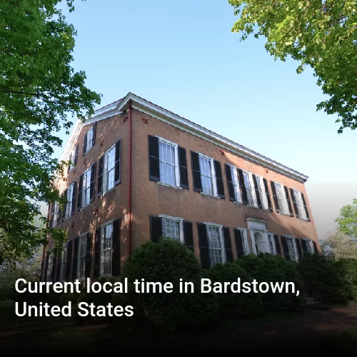 Current local time in Bardstown, United States