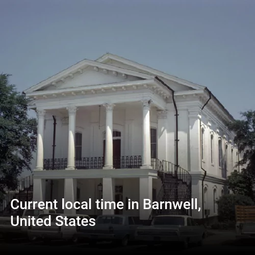 Current local time in Barnwell, United States