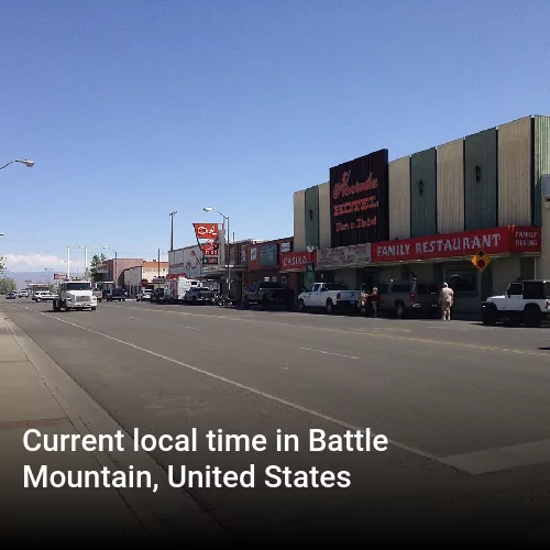Current local time in Battle Mountain, United States