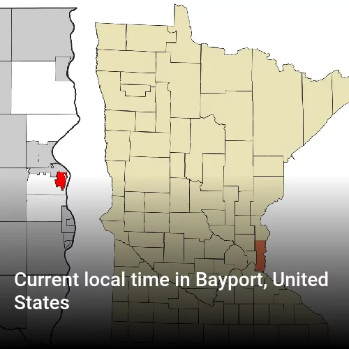 Current local time in Bayport, United States