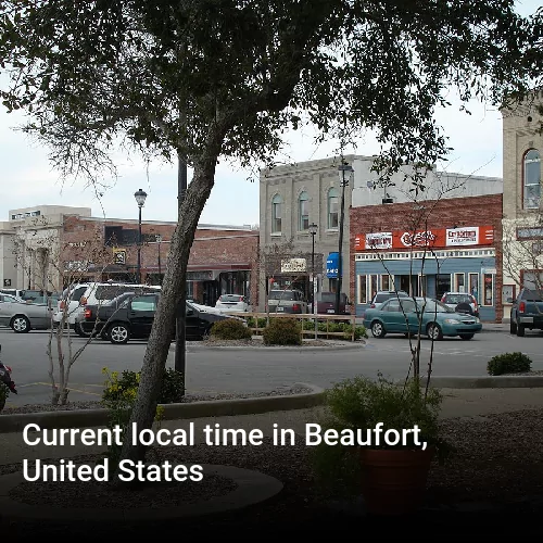 Current local time in Beaufort, United States