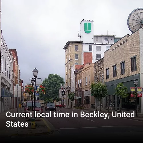Current local time in Beckley, United States