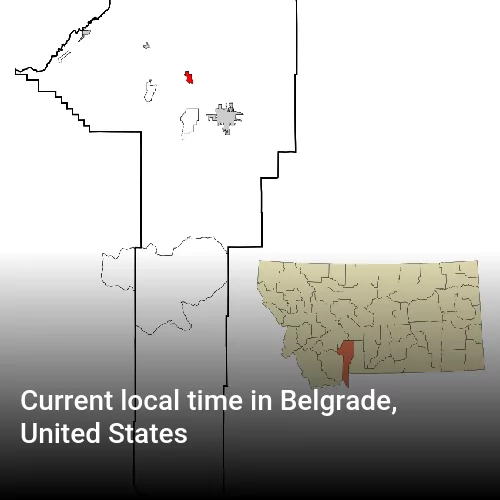 Current local time in Belgrade, United States