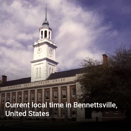 Current local time in Bennettsville, United States
