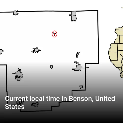 Current local time in Benson, United States