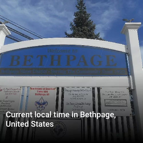 Current local time in Bethpage, United States
