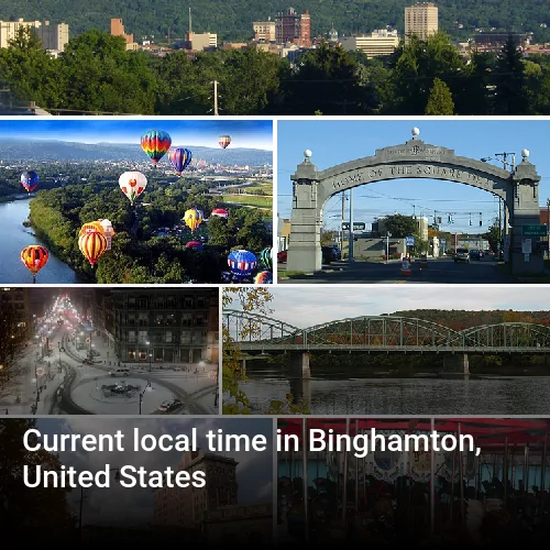 Current local time in Binghamton, United States