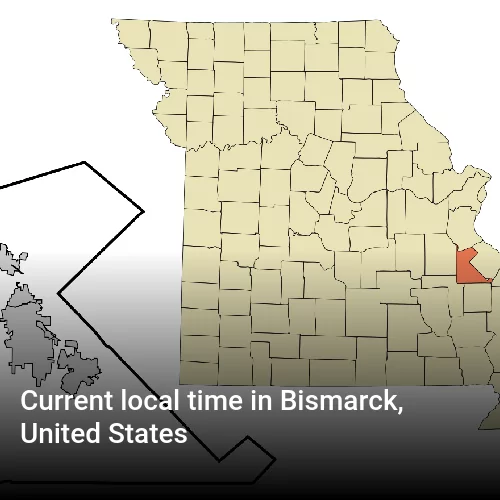 Current local time in Bismarck, United States